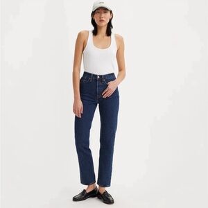 Levi’s Wedgie Straight Fit Jeans - SOLD OUT COLOR (Salsa Dark Stone - Dark Wash)